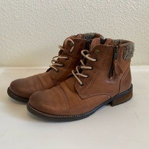 STEVE MADDEN Cognac boots